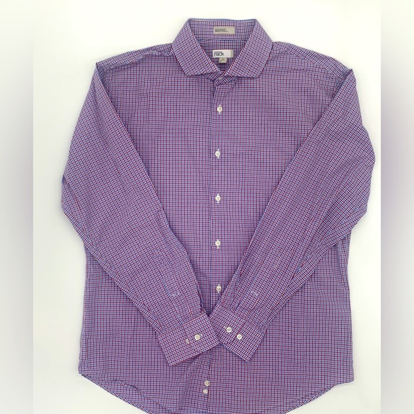 Nordstrom Rack Shirts Nordstrom Rack Mens 6 Neck 3233 Sleeve Button Down Shirt Red White